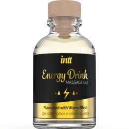 INTT MASSAGE & ORAL SEX - MASSAGE GEL WITH FLAVORED ENERGY CA DRINK AND HEATING EFFECT